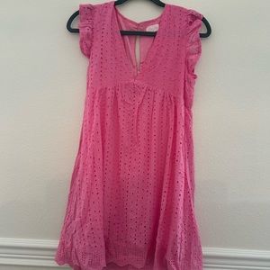“You Found Me “ from Pink Lily  pink Romper dress size small . Never worn